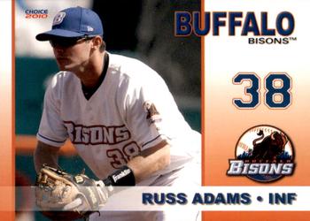 2010 Choice Buffalo Bisons #1 Russ Adams Front