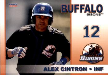 2010 Choice Buffalo Bisons #5 Alex Cintron Front