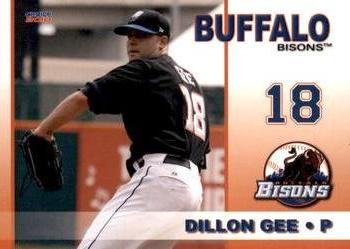 2010 Choice Buffalo Bisons #10 Dillon Gee Front
