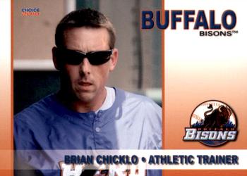 2010 Choice Buffalo Bisons #27 Brian Chicklo Front