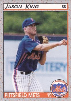 1990 Pucko Pittsfield Mets #8 Jason King Front