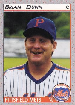 1990 Pucko Pittsfield Mets #12 Brian Dunn Front