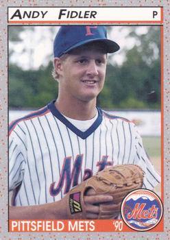 1990 Pucko Pittsfield Mets #19 Andy Fidler Front