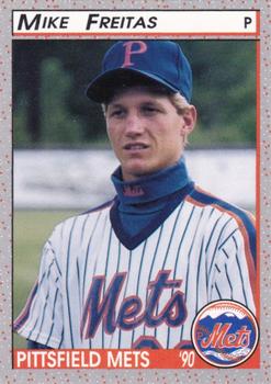 1990 Pucko Pittsfield Mets #24 Mike Freitas Front