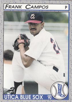 1990 Pucko Utica Blue Sox #15 Frank Campos Front