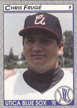 1990 Pucko Utica Blue Sox #17 Chris Fruge Front