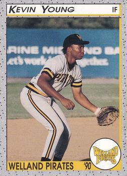 1990 Pucko Welland Pirates #8 Kevin Young Front