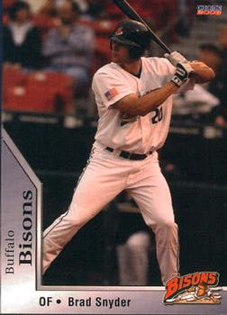 2008 Choice Buffalo Bisons #21 Brad Snyder Front