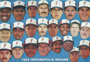 1984 Indianapolis Indians #1 Team Picture Front