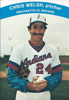 1984 Indianapolis Indians #4 Chris Welsh Front