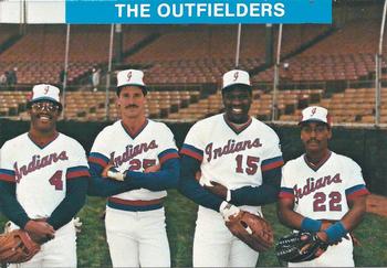 1984 Indianapolis Indians #15 The Outfielders - Max Venable / Mike Fuentes / Roy Johnson Front