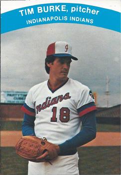 1984 Indianapolis Indians #23 Tim Burke Front