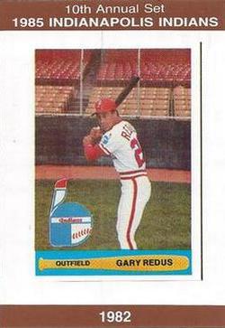 1985 Indianapolis Indians #34 Gary Redus Front