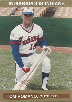 1986 Indianapolis Indians #7 Tom Romano Front