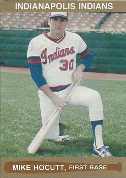 1986 Indianapolis Indians #22 Mike Hocutt Front