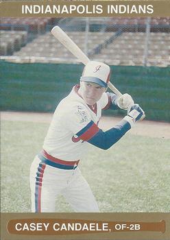 1986 Indianapolis Indians #33 Casey Candaele Front