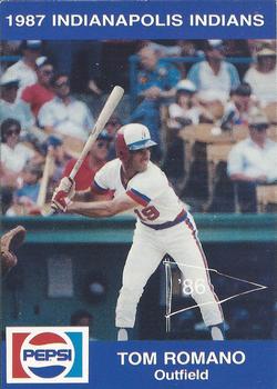 1987 Indianapolis Indians #14 Tom Romano Front