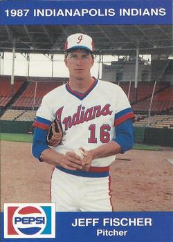 1987 Indianapolis Indians #15 Jeff Fischer Front