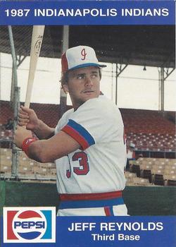 1987 Indianapolis Indians #16 Jeff Reynolds Front