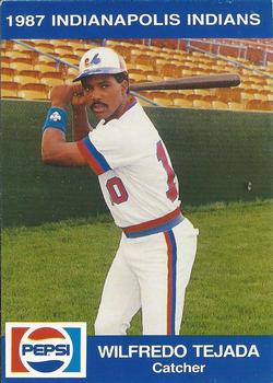 1987 Indianapolis Indians #25 Wilfredo Tejada Front