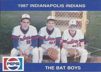 1987 Indianapolis Indians #35 The Bat Boys Front