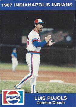 1987 Indianapolis Indians #6 Luis Pujols Front
