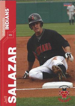 2009 Choice Indianapolis Indians #12 Jeff Salazar Front