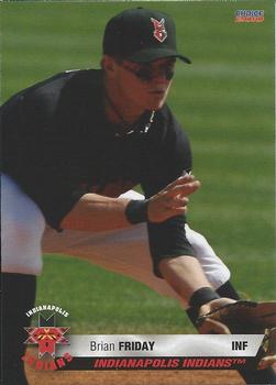 2010 Choice Indianapolis Indians #21 Brian Friday Front