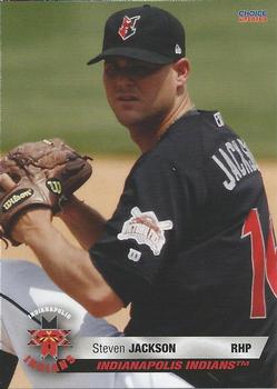 2010 Choice Indianapolis Indians #27 Steven Jackson Front