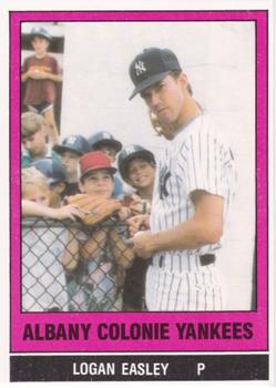 1986 TCMA Albany-Colonie Yankees #17 Logan Easley Front