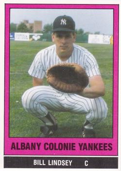 1986 TCMA Albany-Colonie Yankees #22 Bill Lindsey Front