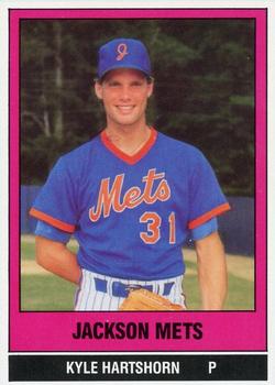1986 TCMA Jackson Mets #5 Kyle Hartshorn Front
