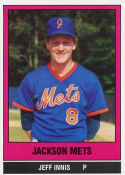 1986 TCMA Jackson Mets #6 Jeff Innis Front