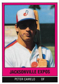 1986 TCMA Jacksonville Expos #6 Peter Camelo Front
