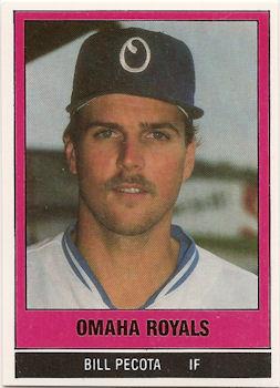 1986 TCMA Omaha Royals #12 Bill Pecota Front
