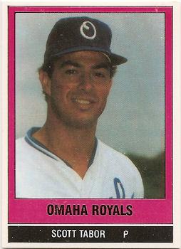 1986 TCMA Omaha Royals #17 Scott Tabor Front