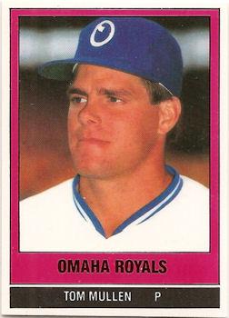 1986 TCMA Omaha Royals #22 Tom Mullen Front