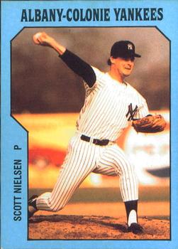 1985 TCMA Albany-Colonie Yankees #9 Scott Nielsen Front