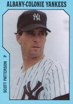 1985 TCMA Albany-Colonie Yankees #10 Scott Patterson Front