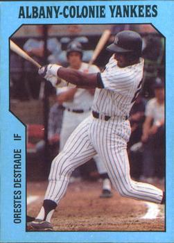 1985 TCMA Albany-Colonie Yankees #16 Orestes Destrade Front