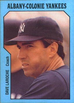 1985 TCMA Albany-Colonie Yankees #24 Dave LaRoche Front