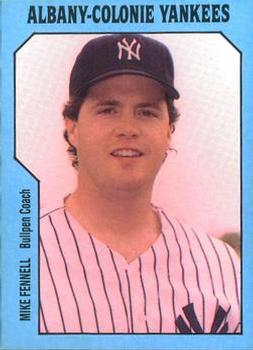 1985 TCMA Albany-Colonie Yankees #26 Mike Fennell Front