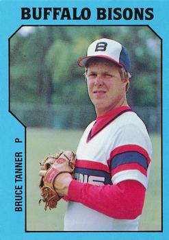 1985 TCMA Buffalo Bisons #25 Bruce Tanner Front