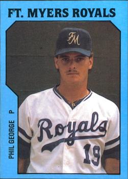 1985 TCMA Ft. Myers Royals #11 Phil George Front