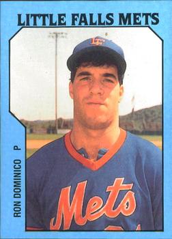 1985 TCMA Little Falls Mets #4 Ron Dominico Front