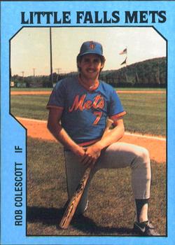 1985 TCMA Little Falls Mets #15 Rob Colescott Front
