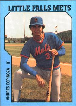 1985 TCMA Little Falls Mets #17 Andres Espinoza Front