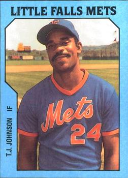 1985 TCMA Little Falls Mets #19 T.J. Johnson Front