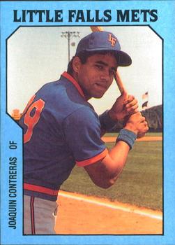 1985 TCMA Little Falls Mets #22 Joaquin Contreras Front