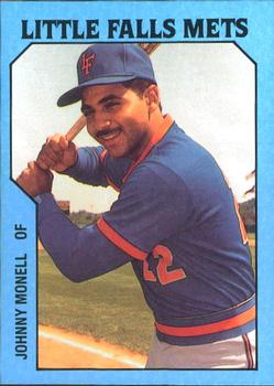 1985 TCMA Little Falls Mets #26 Johnny Monell Front